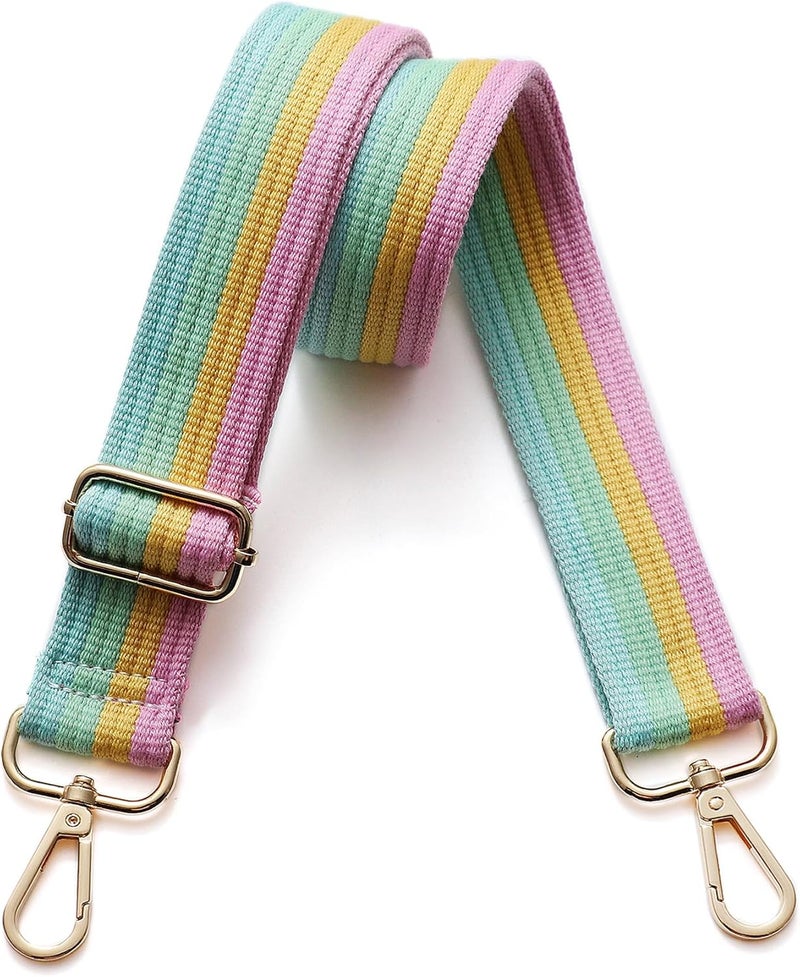S-Jacorry Purse Strap Replacement Crossbody Wide Shoulder Strap Adjustable Canvas Straps Handbag Strap Replacement Belts - Image 1